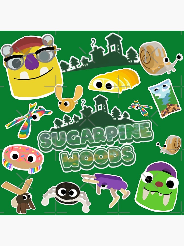 "Sugarpine Woods Bugsnax Fan Art Pack Kinda Bug And Kinda Snack Try to