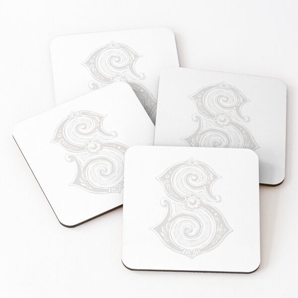 Item preview, Antique Letter S Monogram [light] designed and sold by silver6press.