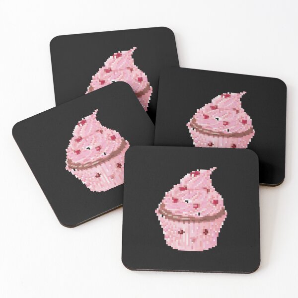 Item preview, Cute pixel art cupcake designed and sold by PrintsyGal.
