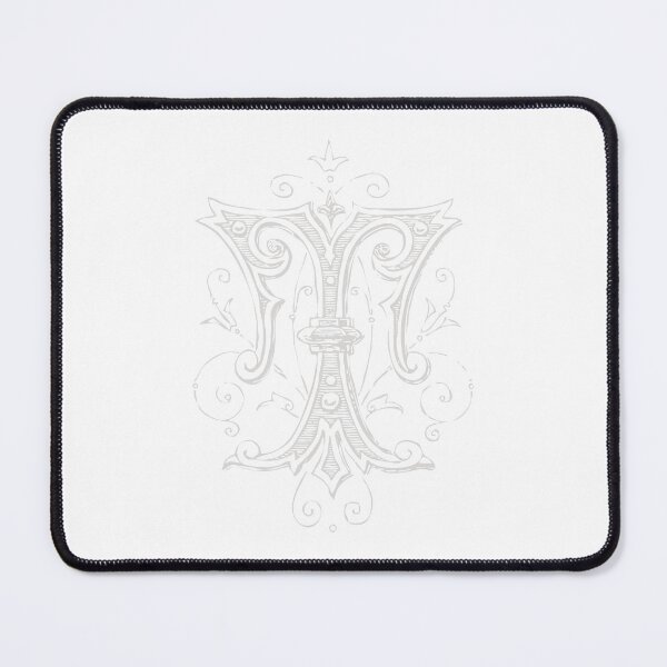 Item preview, Antique Letter T Monogram [light] designed and sold by silver6press.