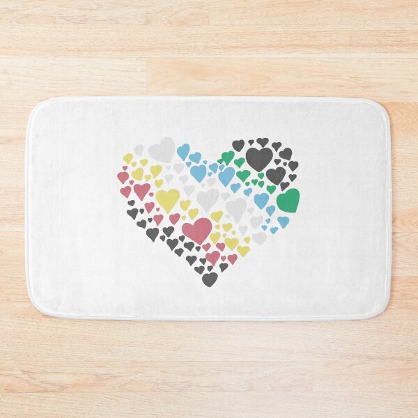 Item preview, Disability pride flag heart designed and sold by Becky-Marie.