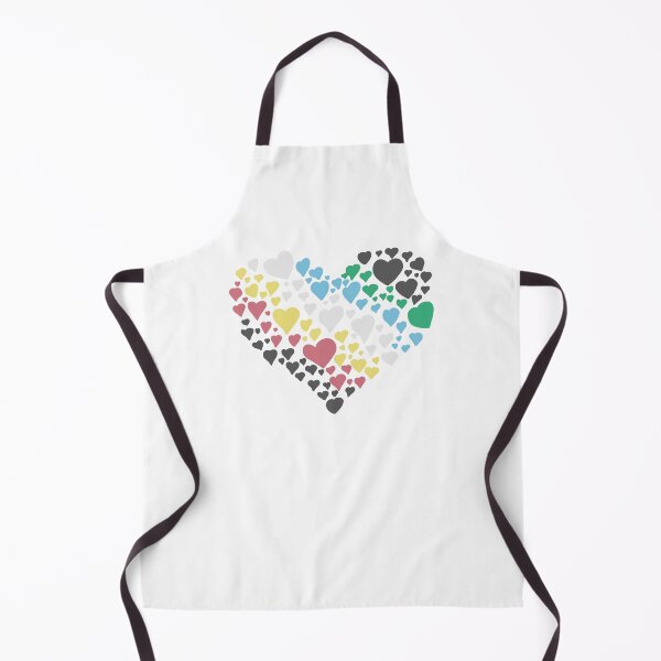 Item preview, Disability pride flag heart designed and sold by Becky-Marie.