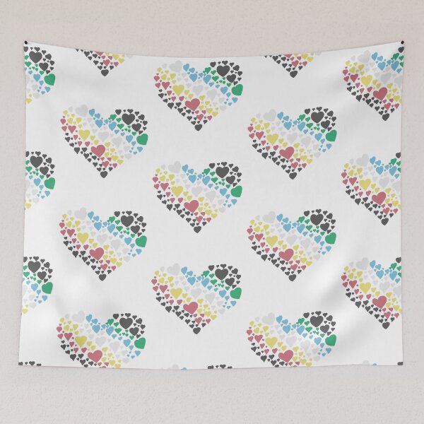 Item preview, Disability pride flag heart designed and sold by Becky-Marie.