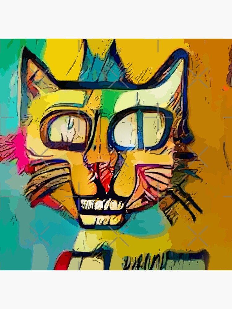 Banksy artwork of a hello kitty drawing