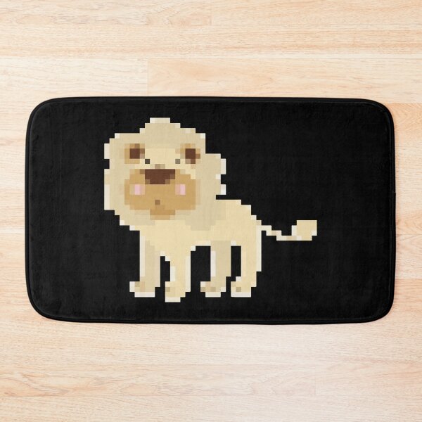 Item preview, Cute pixel art lion designed and sold by PrintsyGal.