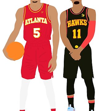 NBA_ Atlanta''Hawks''Trae 11 Young Dejounte 5 Murray 75th