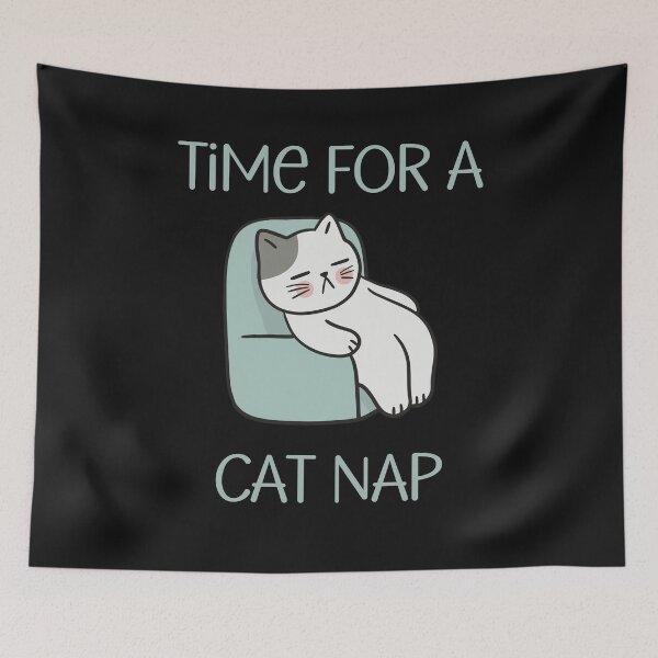 Item preview, Time for a Cat Nap Cat designed and sold by HappyLifeCreate.