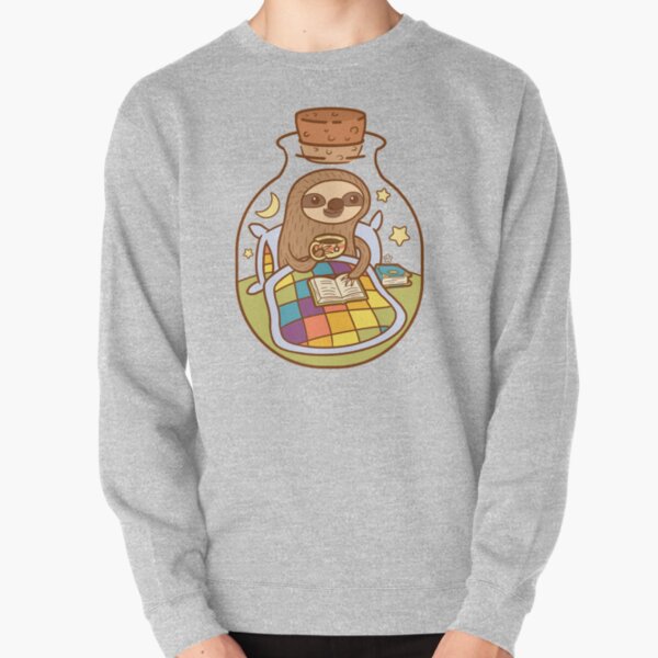 Sloth in a Bottle Pullover Sweatshirt