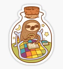 Sloth in a Bottle Sticker