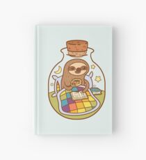 Cuaderno de tapa dura Pereza en una botella