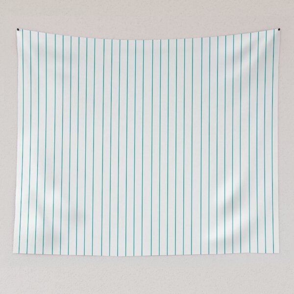Item preview, Thin Blue Pinstripe Pattern, Blue Vertical Stripes designed and sold by antevasinart.