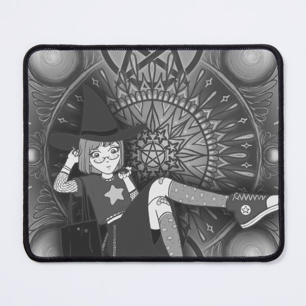 Item preview, Bruja flotante (versión monocromática) designed and sold by sari.makes.