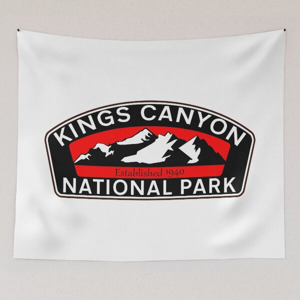 Item preview, KINGS CANYON NATIONAL PARK CALIFORNIA MOUNTAINS HIKE HIKING CAMP CAMPING NATURE RED designed and sold by DESTINATIONS DECAL.