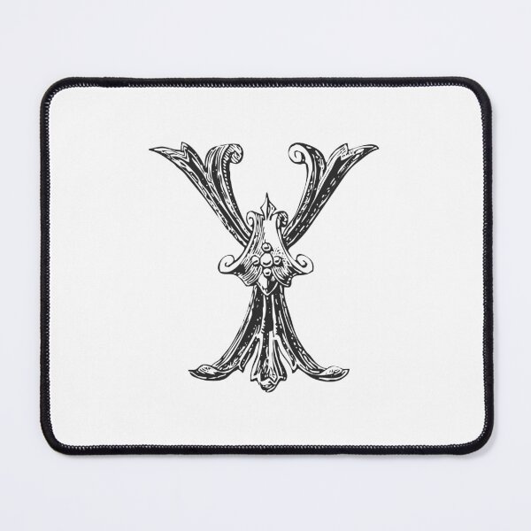 Item preview, Antique Letter Y Monogram [dark] designed and sold by silver6press.