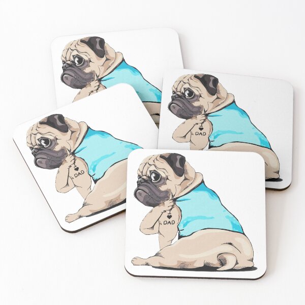 Item preview, pugs love dad designed and sold by pat227jc.