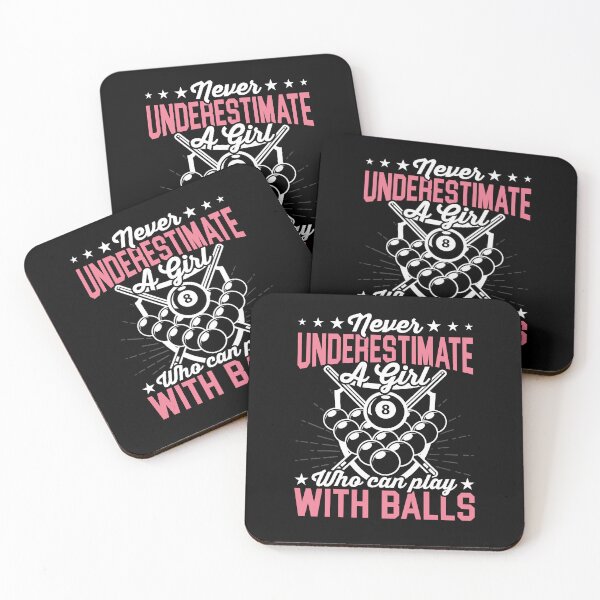 Item preview, Never Underestimate A Girl Who Can Play With Balls Shirt, Billiards Girl Shirt, Pool Player Shirt, 8 Ball Snooker Shirt, Billiards Lover Tee designed and sold by aymob.