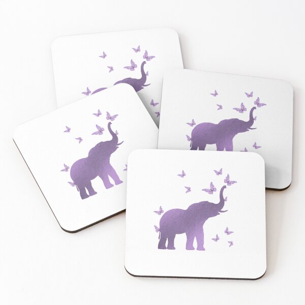 Item preview, Purple Elephant Silhouette designed and sold by HappyLifeCreate.