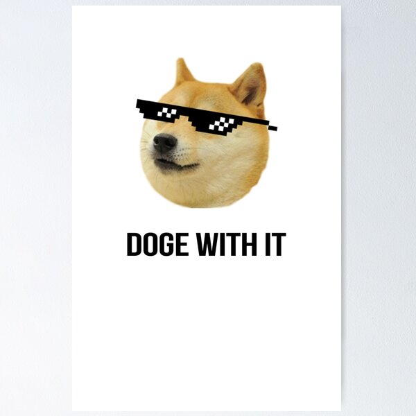 Engraçado Capivara Doge E Elon Meme Mania Posters Canvas