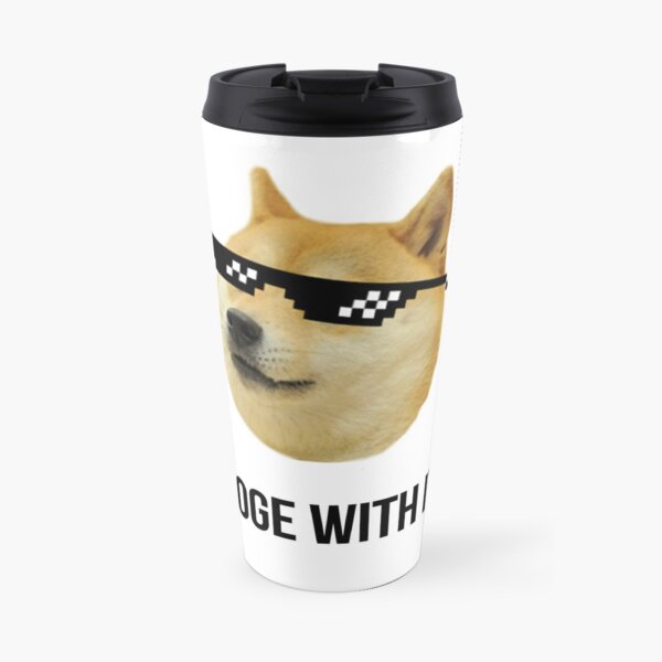 Mlg Doge Mugs Redbubble - traveling doge roblox