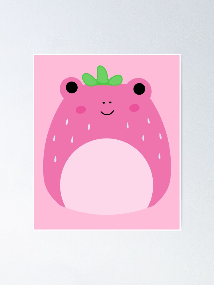adabelle-the-strawberry-frog-squishmallow-poster-for-sale-by