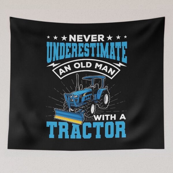 Item preview, Never Underestimate An Old Man With A Tractor Shirt, Farmer Tractor Shirt, Tractor Dad Shirt, Tractor Lovers Shirt, Tractor Farm Life Shirt designed and sold by aymob.
