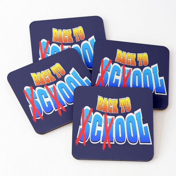 Item preview, BACK TO SCHOOL. Cool. Back to cool. Be cool. Stay cool. 4C designed and sold by studiohfy.