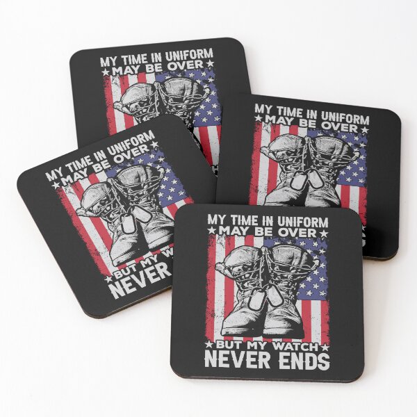 Item preview, My Time In Uniform May Be Over But My Watch Never Ends Shirt, Veteran Dad Shirt, Veteran Grandpa Gift, US Veteran Shirt, Veterans Day Shirt designed and sold by aymob.