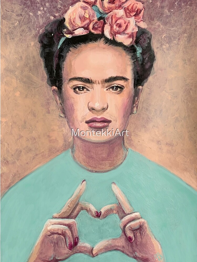 "Female artist portrait" Canvas Print for Sale by MontekkiArt Redbubble