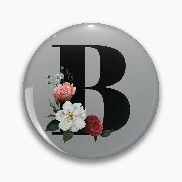 Item preview, Floral Initial - B designed and sold by CulverCrafts.