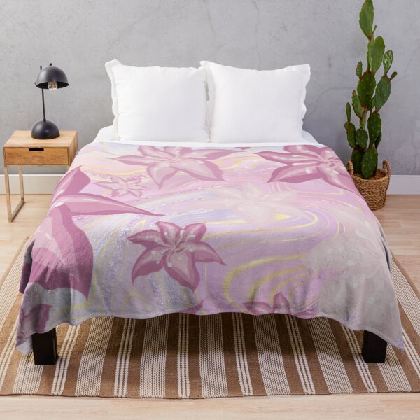 Artikelvorschau, Rosa Schimmer-Strudel-Blumenmuster entworfen und verkauft von HappyLifeCreate.