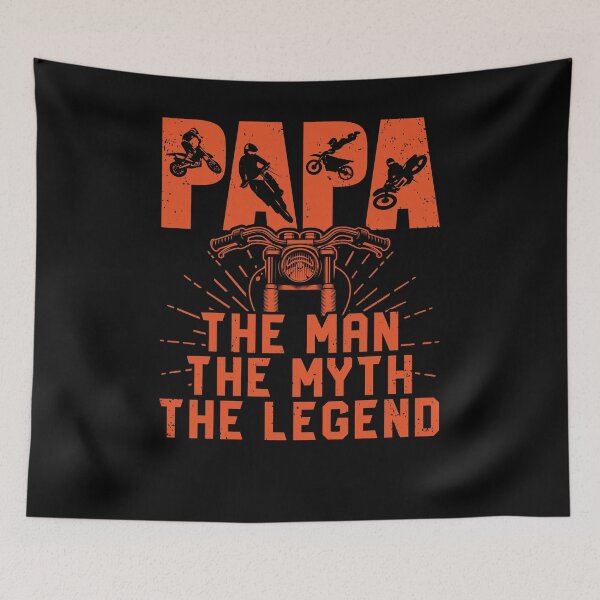 Item preview, Papa The Man The Myth The Legend Shirt, Dirt Bike Shirt, Motorcycle Shit, Motorbike Lover Shirt, Dad Motosport Shirt, Motorcyclist Dad Shirt designed and sold by aymob.