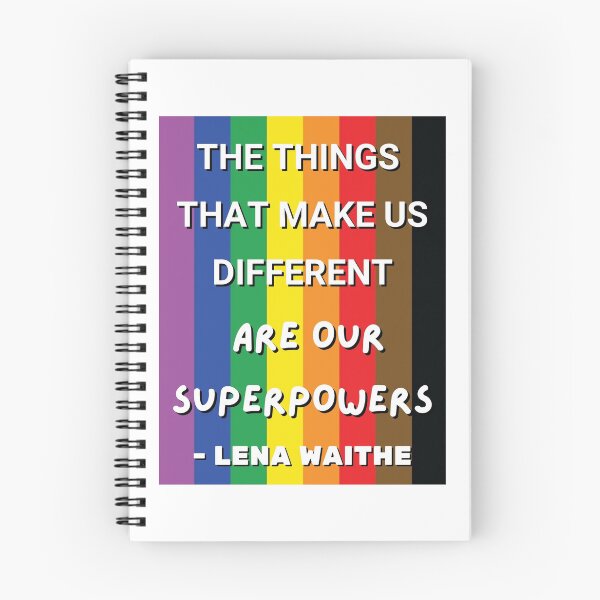 Item preview, The Things That Make Us Different Are Our Superpowers - Lena Waithe designed and sold by CreativeCranium.