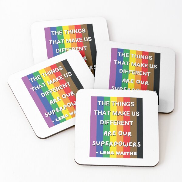 Item preview, The Things That Make Us Different Are Our Superpowers - Lena Waithe designed and sold by CreativeCranium.