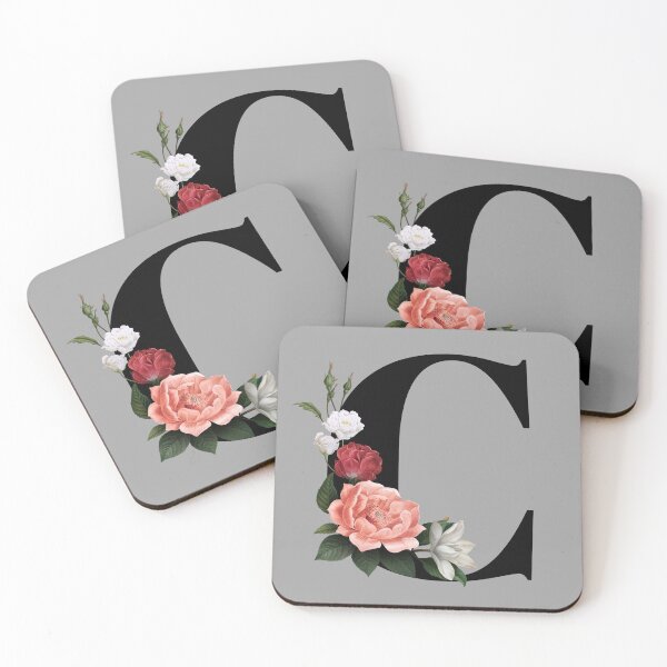 Item preview, Floral Initial - C designed and sold by CulverCrafts.