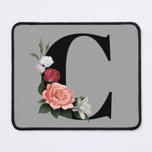 Item preview, Floral Initial - C designed and sold by CulverCrafts.