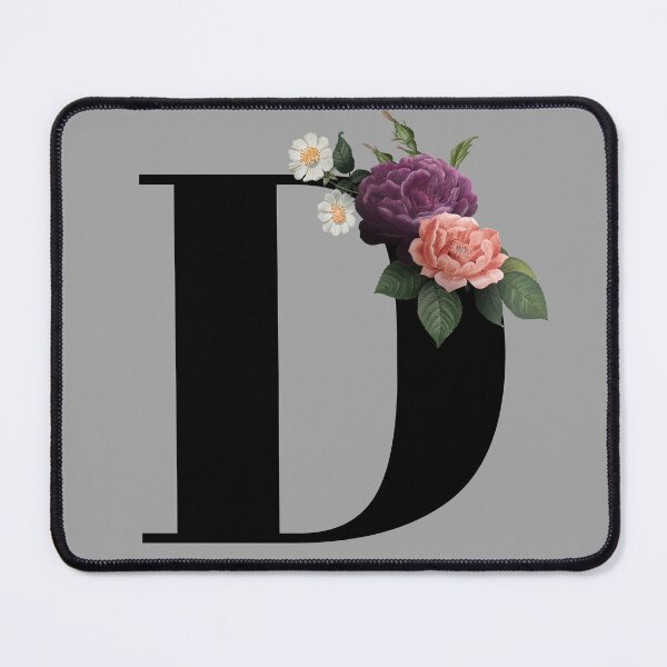 Item preview, Floral Initial - D designed and sold by CulverCrafts.