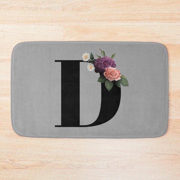 Item preview, Floral Initial - D designed and sold by CulverCrafts.