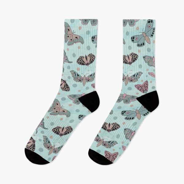 Item preview, Turquoise Butterflies Pattern designed and sold by HappyLifeCreate.