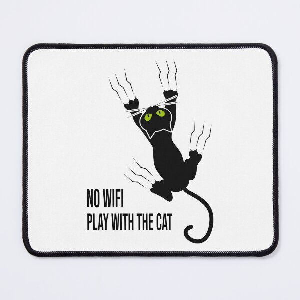 Item preview, Heres A Cat No Wifi T-SHIRT designed and sold by artetotal.