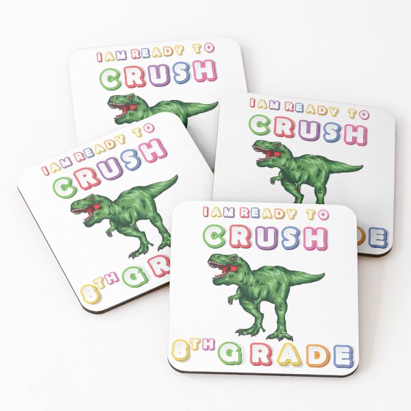 Item preview, Funny Dinosaur I Am Ready To Crush 8Th grade designed and sold by Med ing.