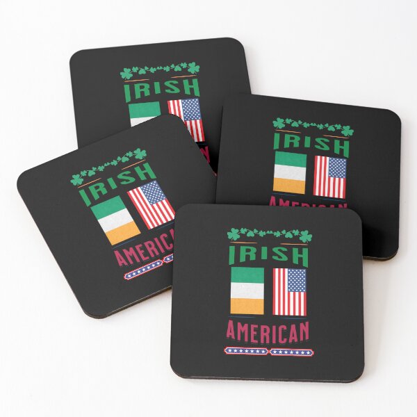 Item preview, Irish American Shamrocks Stars designed and sold by IrishPOD.