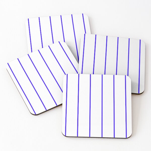 Item preview, Thin Blue Pinstripe Pattern, Blue Vertical Stripes designed and sold by antevasinart.