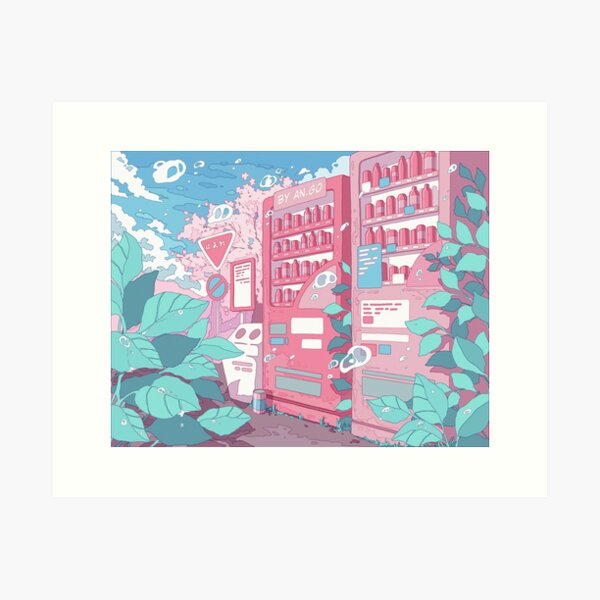 Item preview, The Japanese vending machines in the countryside  designed and sold by AnGoArt.