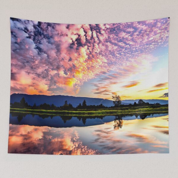 Item preview, WATERSCAPES #22 - Mirror Reflection of Clouds on Lake designed and sold by DEL-Productions.