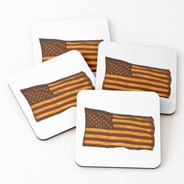 Item preview, Golden Old Glory - USA Flag designed and sold by boltjesdesign.