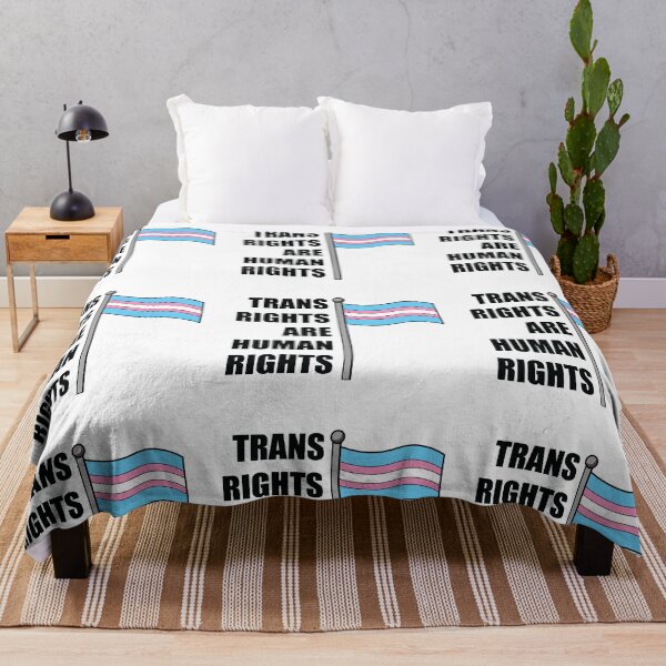 Item preview, Trans Rights Are Human Rights (Flag Colors) designed and sold by TheTransStyle.
