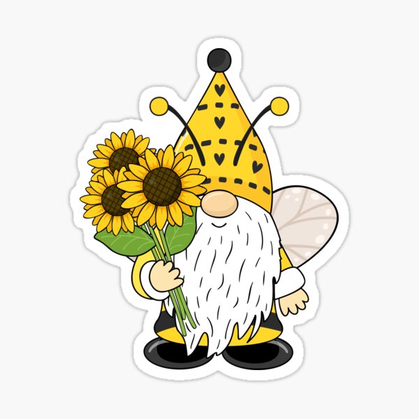 Bumble Bee Gnomes Stickers Printable — Sunflower Child Designs