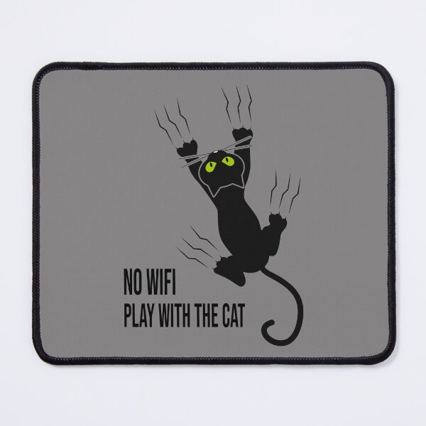 Item preview, Heres A Cat No Wifi T-SHIRT designed and sold by artetotal.