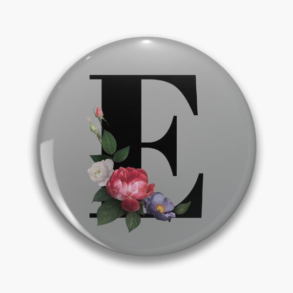 Item preview, Floral Initial - E designed and sold by CulverCrafts.