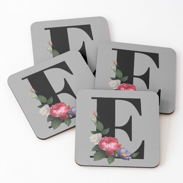 Item preview, Floral Initial - E designed and sold by CulverCrafts.